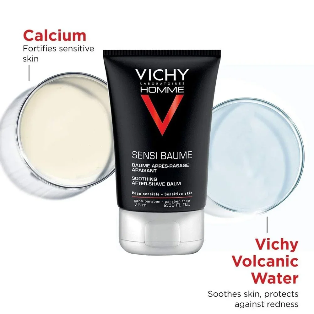 VICHY HOMME Soothing After Shave Balm for Men 🪒 NEW!